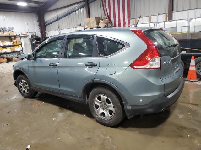 HONDA CR-V LX 2012 blue  gas 2HKRM4H30CH609310 photo #3