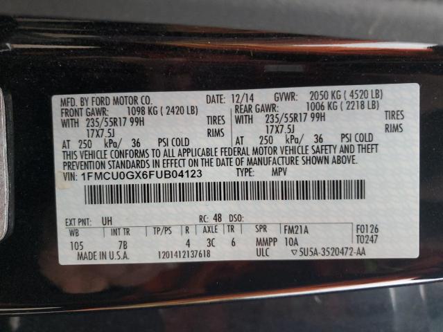 2015 FORD ESCAPE SE - 1FMCU0GX6FUB04123