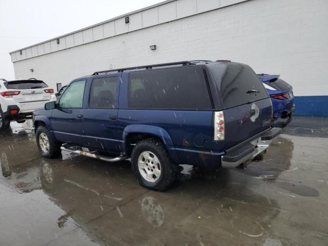 CHEVROLET SUBURBAN K 1996 blue 4dr spor gas 3GNFK16RXTG125871 photo #3