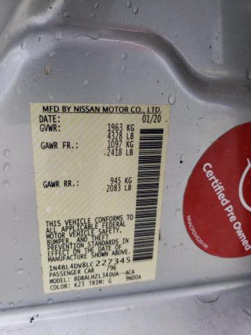 2020 NISSAN ALTIMA SV - 1N4BL4DV8LC227345