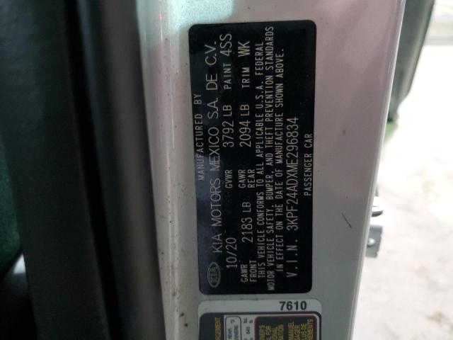 2021 KIA FORTE FE - 3KPF24ADXME296834