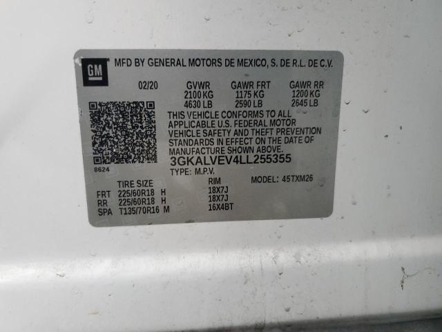 2020 GMC TERRAIN SL - 3GKALVEV4LL255355