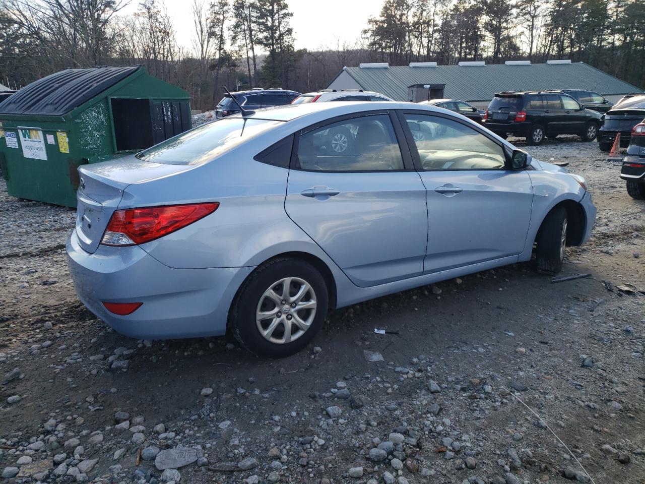 Lot #3033120997 2014 HYUNDAI ACCENT GLS