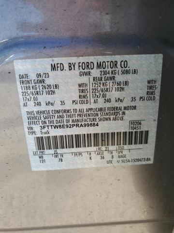 2023 FORD MAVERICK X - 3FTTW8E92PRA99884