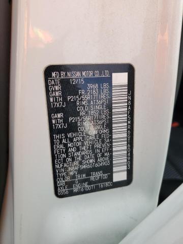 2016 NISSAN JUKE S - JN8AF5MR6GT604903