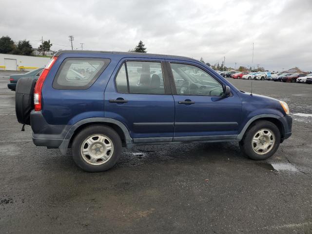 HONDA CR-V LX 2005 blue  gas JHLRD68565C016789 photo #4