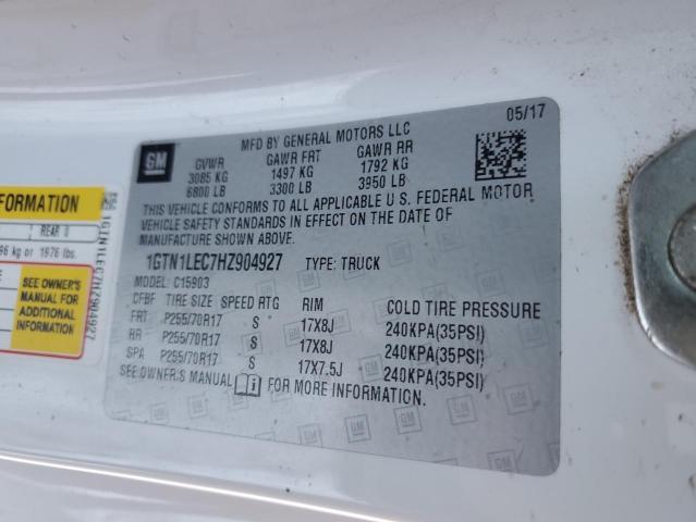 2017 GMC SIERRA C15 - 1GTN1LEC7HZ904927