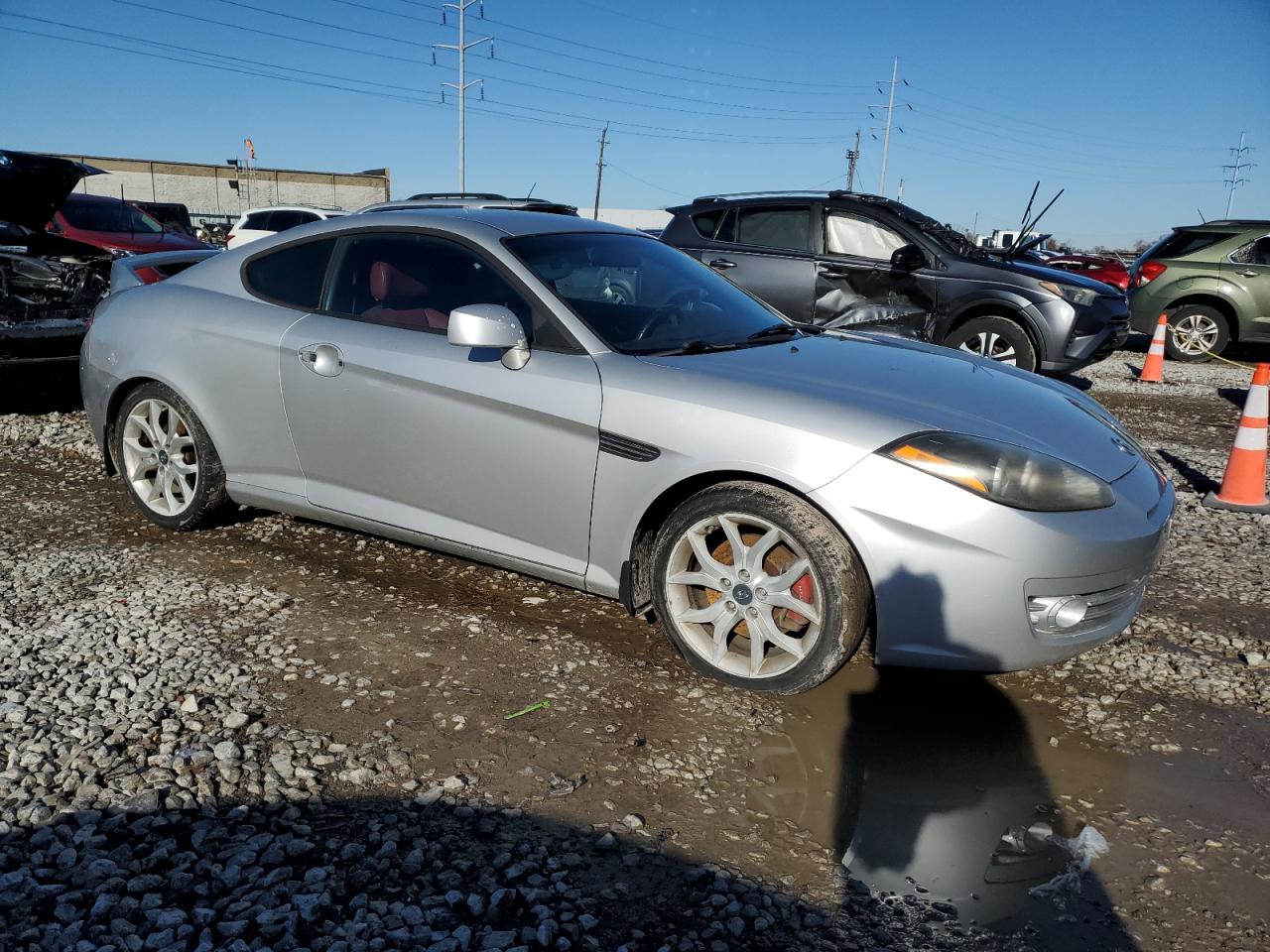 Lot #3029351704 2008 HYUNDAI TIBURON GT