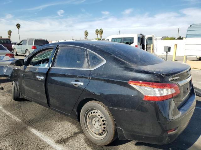 NISSAN SENTRA S 2014 black  gas 3N1AB7AP6EY311144 photo #3