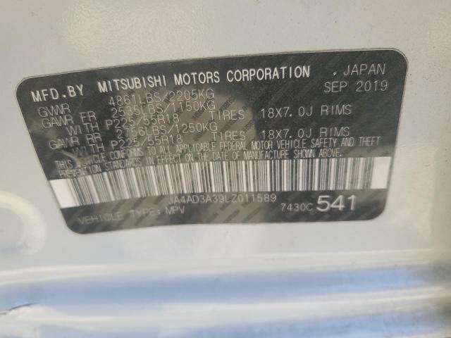 2020 MITSUBISHI OUTLANDER - JA4AD3A39LZ011589