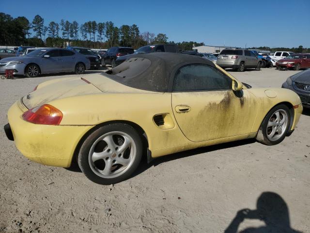 PORSCHE BOXSTER 1998 yellow  gas WP0CA2982WU623104 photo #4