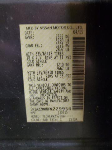 2015 NISSAN MURANO S - 5N1AZ2MH0FN229954