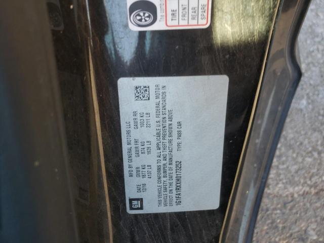 2017 CHEVROLET CAMARO LS - 1G1FA1RXXH0173252