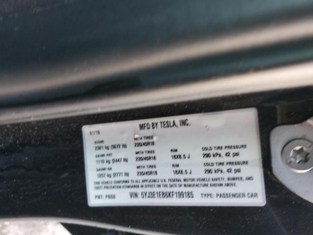 2019 TESLA MODEL 3 - 5YJ3E1EB6KF199185