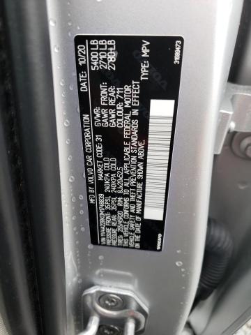 2021 VOLVO XC60 T6 MO YV4A22RK0M1748839