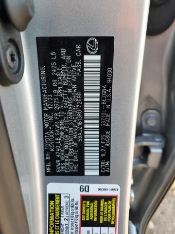 2024 LEXUS ES 350 F S 58AJZ1B13RU172698