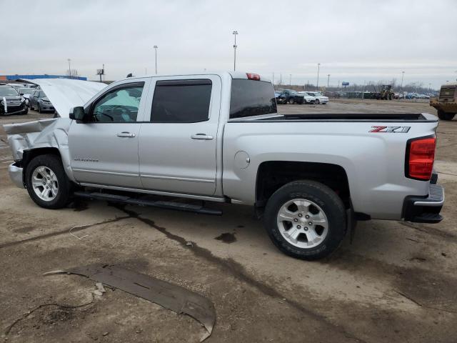 CHEVROLET SILVERADO 2018 silver  gas 3GCUKREC3JG318405 photo #3