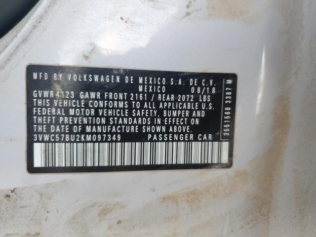 2019 VOLKSWAGEN JETTA S - 3VWC57BU2KM097349