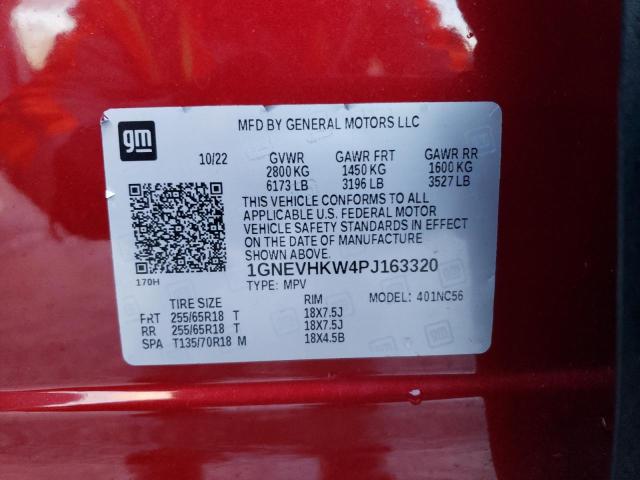 2023 CHEVROLET TRAVERSE L - 1GNEVHKW4PJ163320