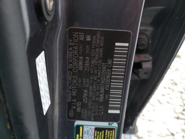 2016 KIA CADENZA LU KNALN4D7XG5209401