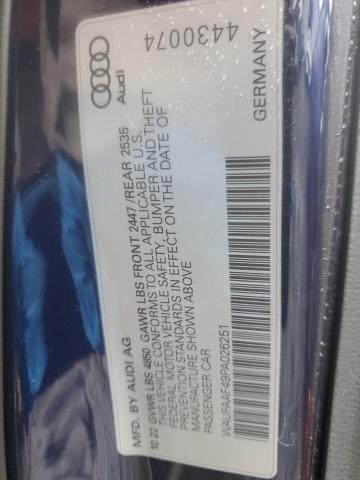 2023 AUDI A4 WAUFAAF49PA026251