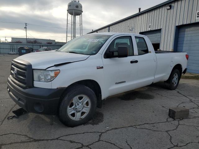TOYOTA TUNDRA DOU 2010 white crew pic flexible fuel 5TFCW5F10AX010173 photo #1