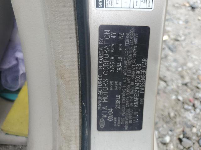 2004 KIA SPECTRA LX #3305294320