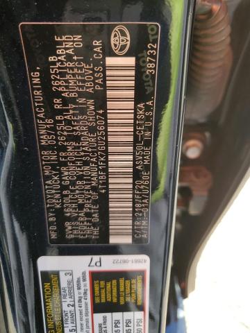 2016 TOYOTA CAMRY LE - 4T1BF1FK7GU256074
