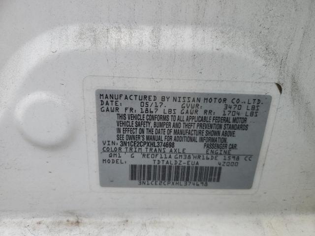 2017 NISSAN VERSA NOTE - 3N1CE2CPXHL374698