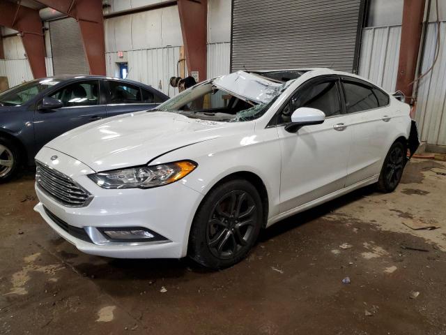 FORD FUSION SE 2018 white  gas 3FA6P0HDXJR281521 photo #1