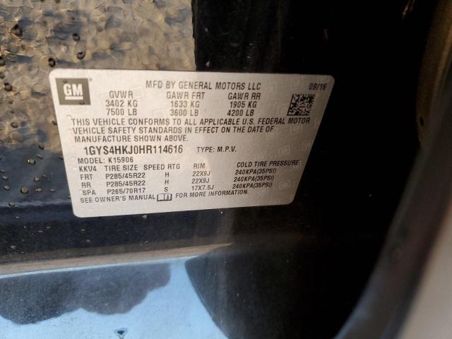 2017 CADILLAC ESCALADE E - 1GYS4HKJ0HR114616