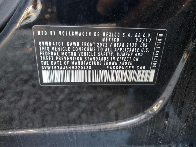 2017 VOLKSWAGEN JETTA S - 3VW167AJ5HM320438