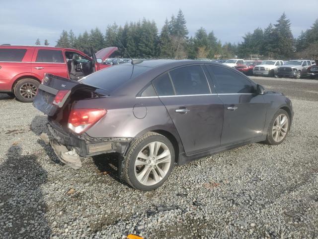 CHEVROLET CRUZE LTZ 2015 black  gas 1G1PG5SB7F7123275 photo #4