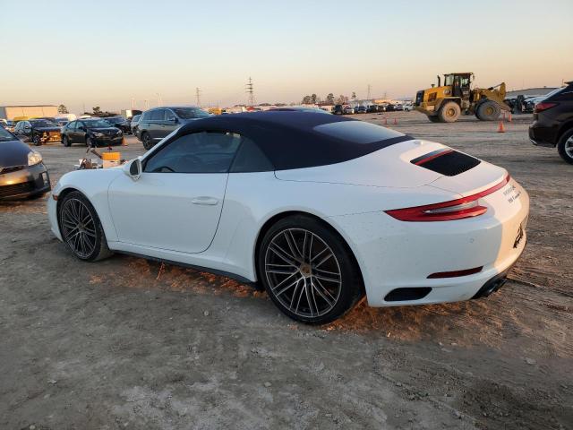 PORSCHE 911 CARRER 2019 white  gas WP0CA2A93KS129442 photo #3