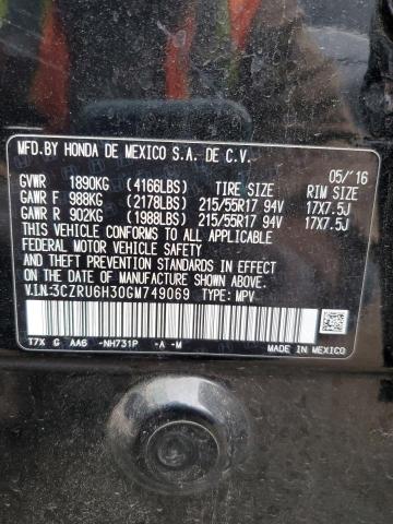 2016 HONDA HR-V LX - 3CZRU6H30GM749069