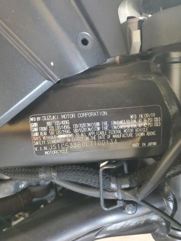 2020 SUZUKI GSX-S750 M - JS1C533B0L7100134