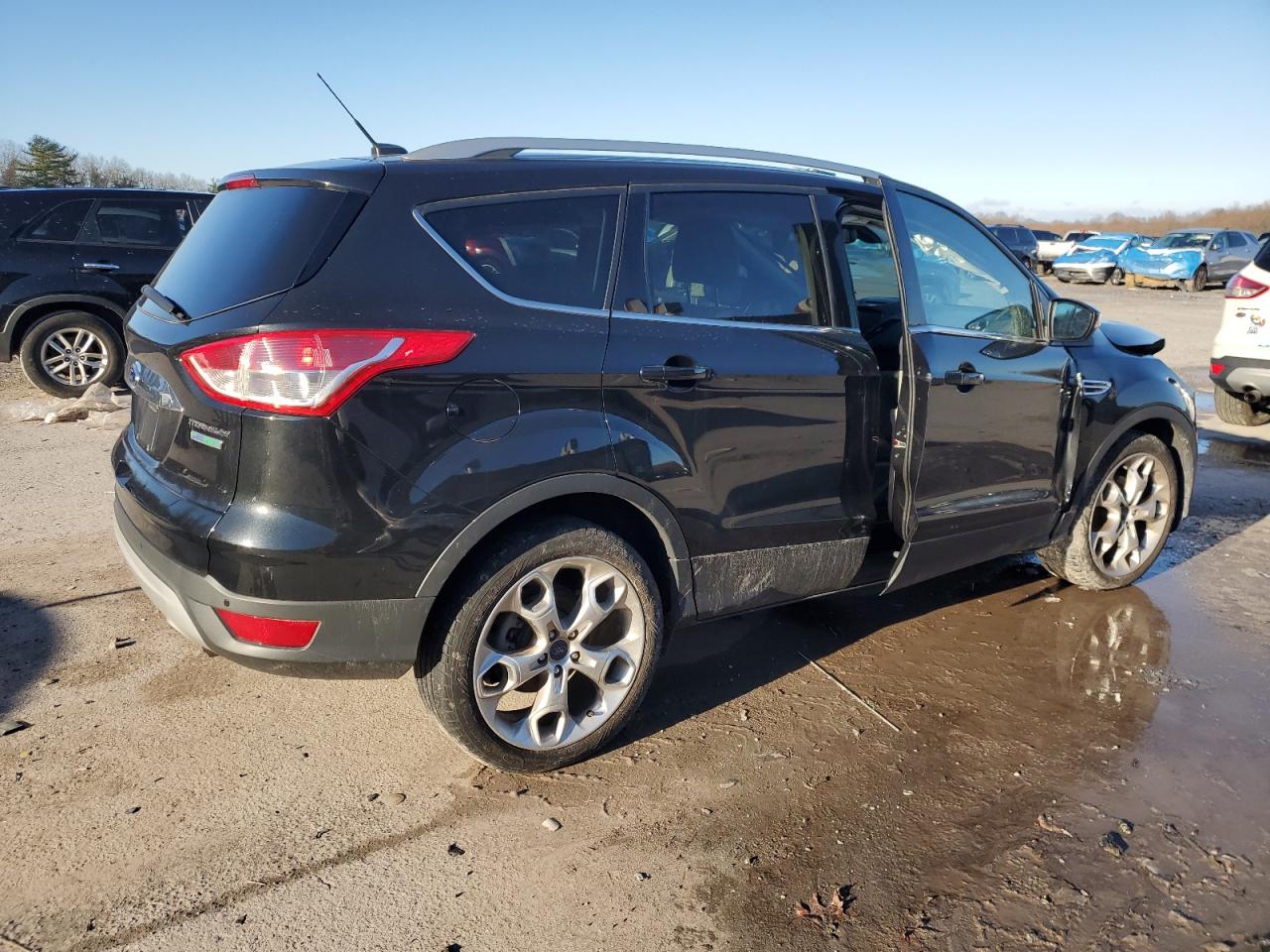 Lot #3027095811 2014 FORD ESCAPE TIT