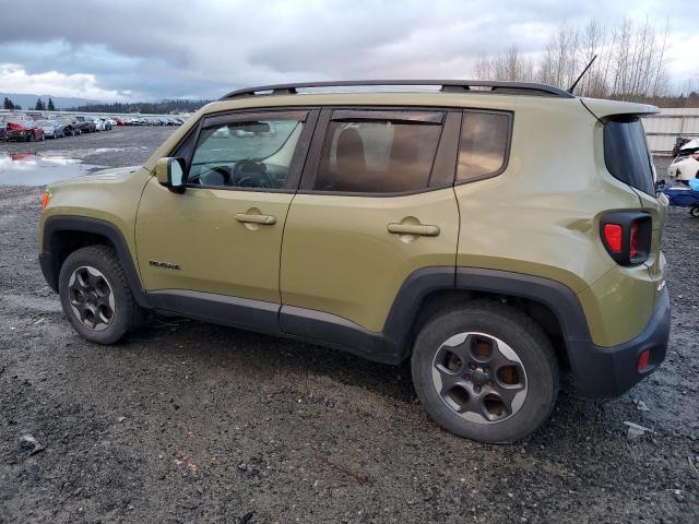 JEEP RENEGADE L 2015 green  gas ZACCJBBH0FPB63497 photo #3