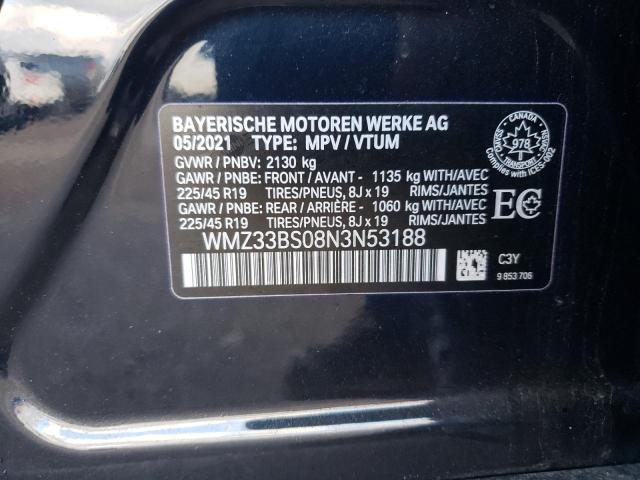 2022 MINI COOPER JCW WMZ33BS08N3N53188