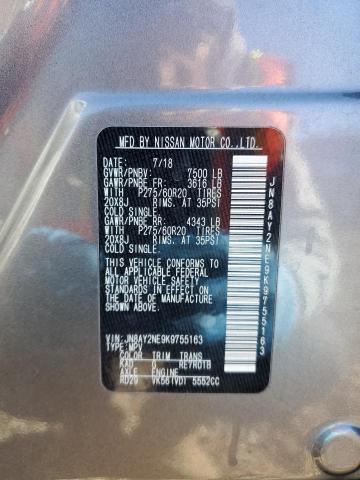 2019 NISSAN ARMADA PLA - JN8AY2NE9K9755163