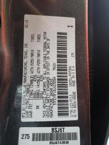 VIN 5TFEY5F10JX238564 2018 TOYOTA TUNDRA no.12