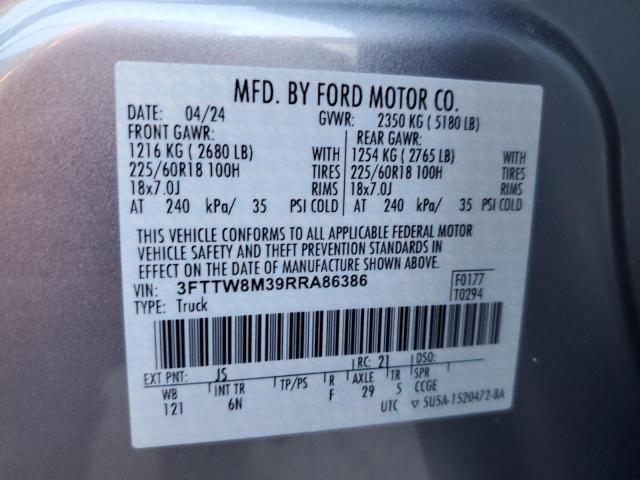 2024 FORD MAVERICK L 3FTTW8M39RRA86386