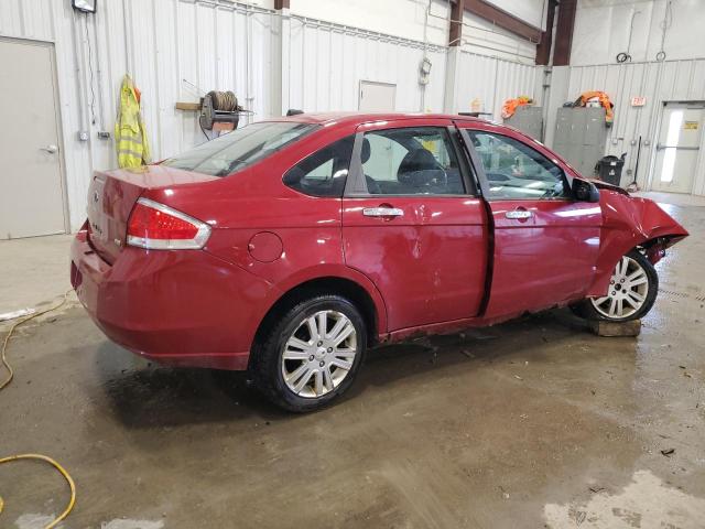 FORD FOCUS SEL 2011 red  gas 1FAHP3HN2BW116001 photo #4