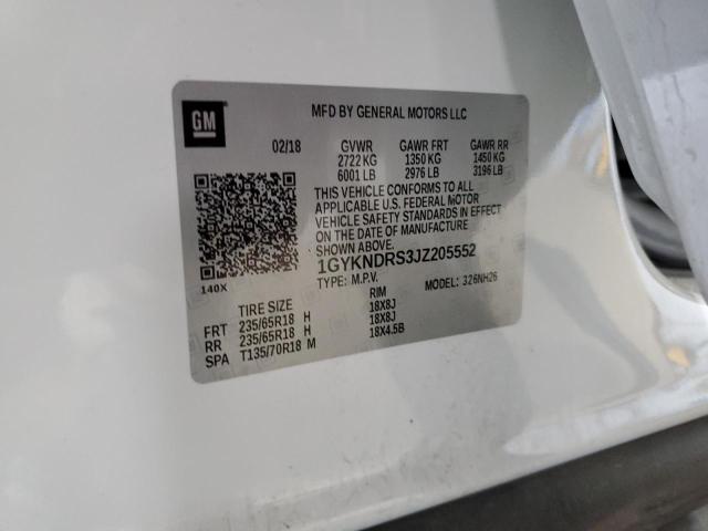 2018 CADILLAC XT5 LUXURY - 1GYKNDRS3JZ205552