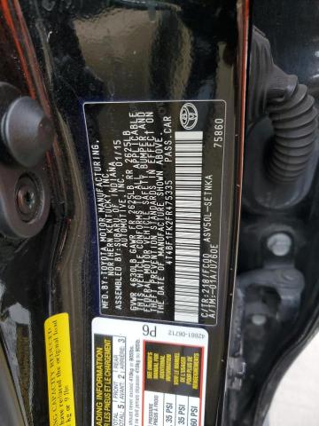 2015 TOYOTA CAMRY LE 4T4BF1FK2FR475335