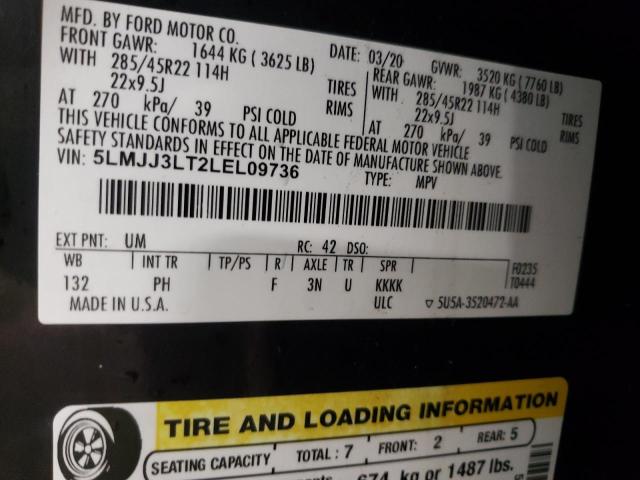 2020 LINCOLN NAVIGATOR - 5LMJJ3LT2LEL09736