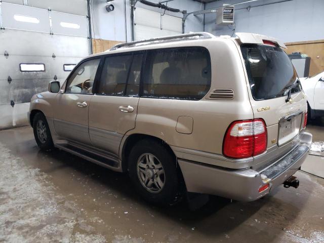 LEXUS LX 470 2001 gold  gas JTJHT00W213507042 photo #3