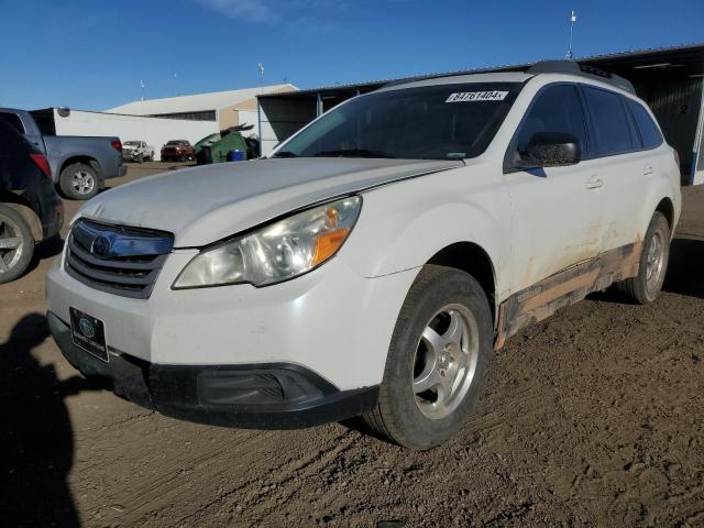 SUBARU OUTBACK 2. 2011 white  gas 4S4BRBAC4B3380153 photo #1