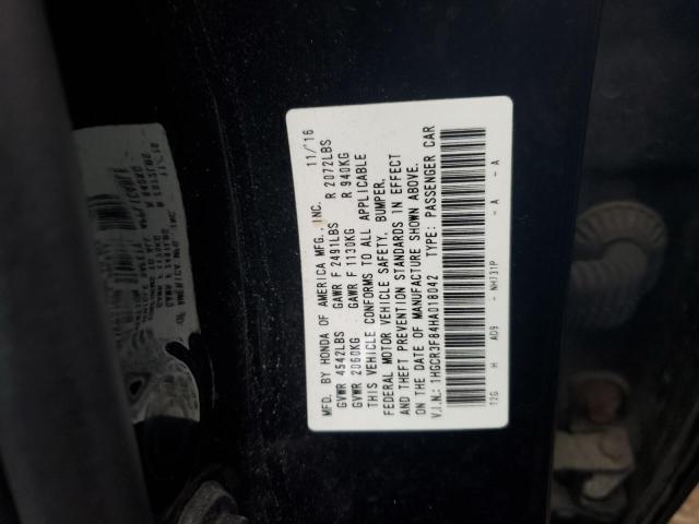 2017 HONDA ACCORD EXL - 1HGCR3F84HA018042