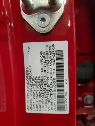 2022 HONDA ACCORD HYB - 1HGCV3F28NA000632